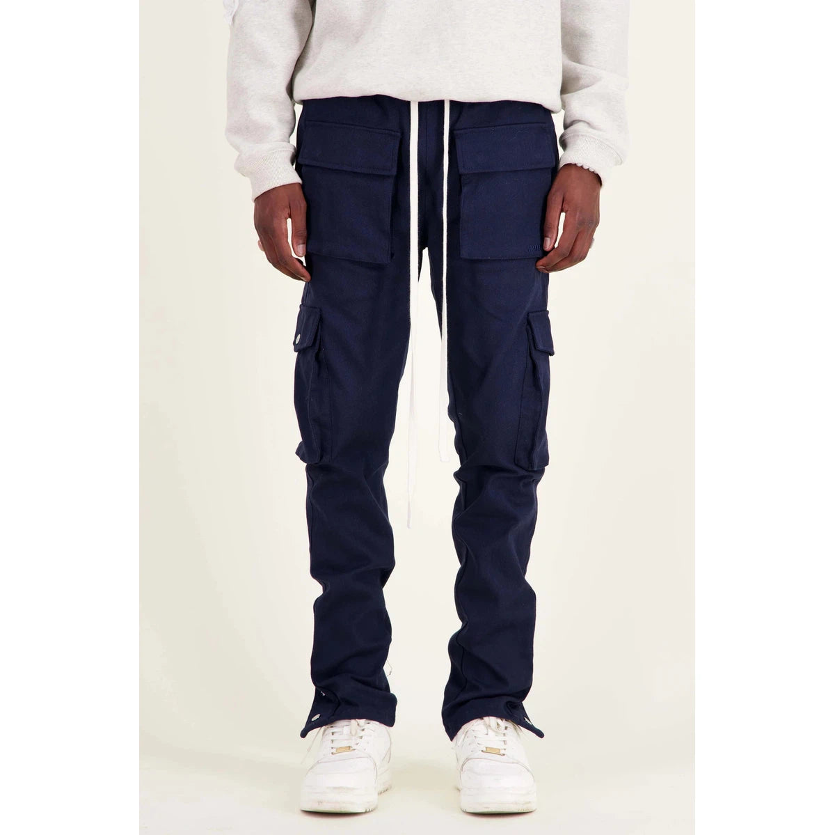 Mouty Navy Blue Cargo Pants