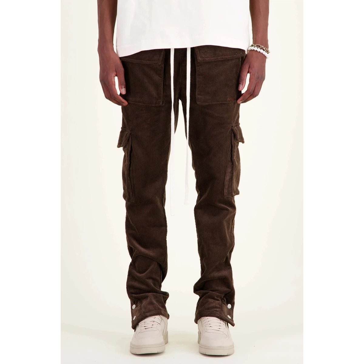 Mouty Brown Corduroy Cargo Pants