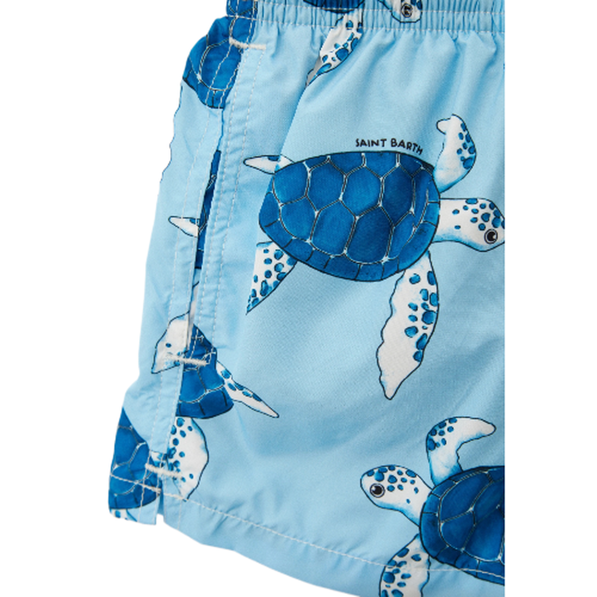 MC2 Kids Swim Shorts Lighting Blue With Turtles