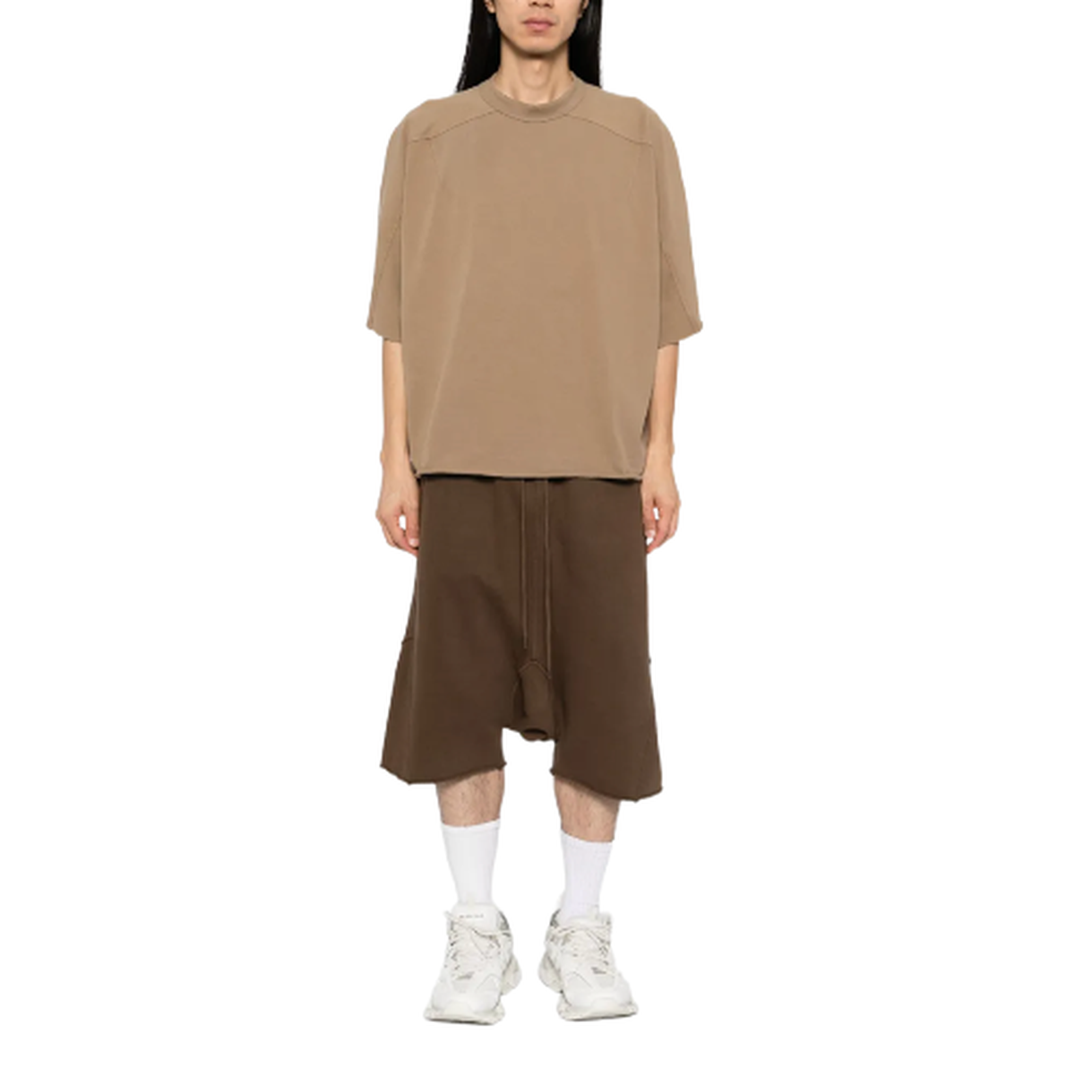 Entire Studios Taupe Heavy Dart Tee
