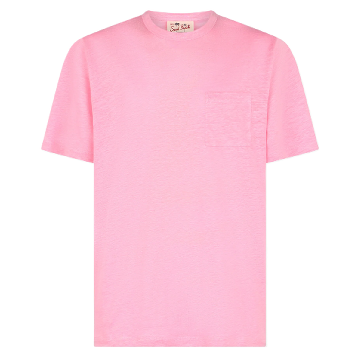 MC2 Man Bubble Pink Linen T-shirt