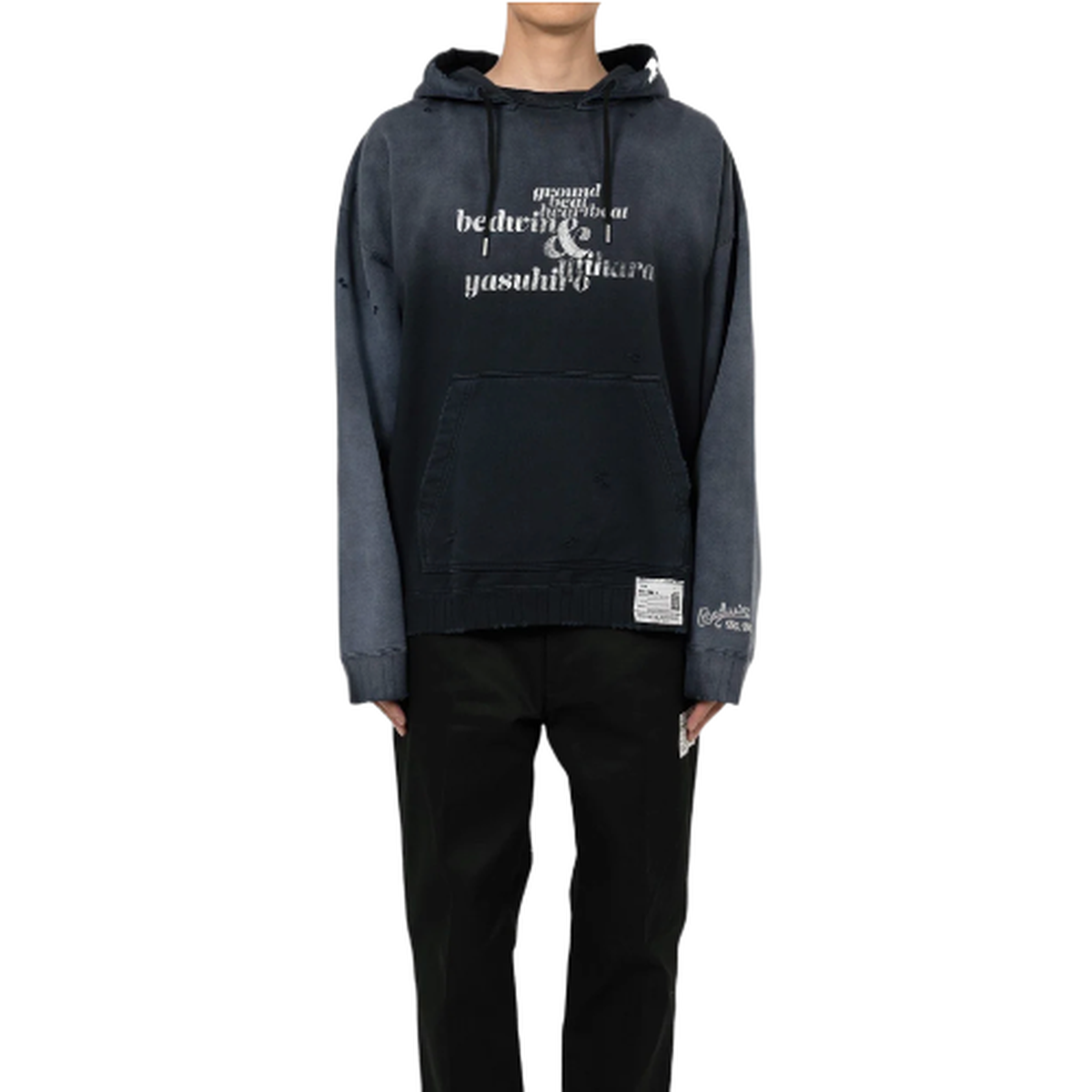 Maison Mihara BEDWIN PHOTO PRINT HOODIE