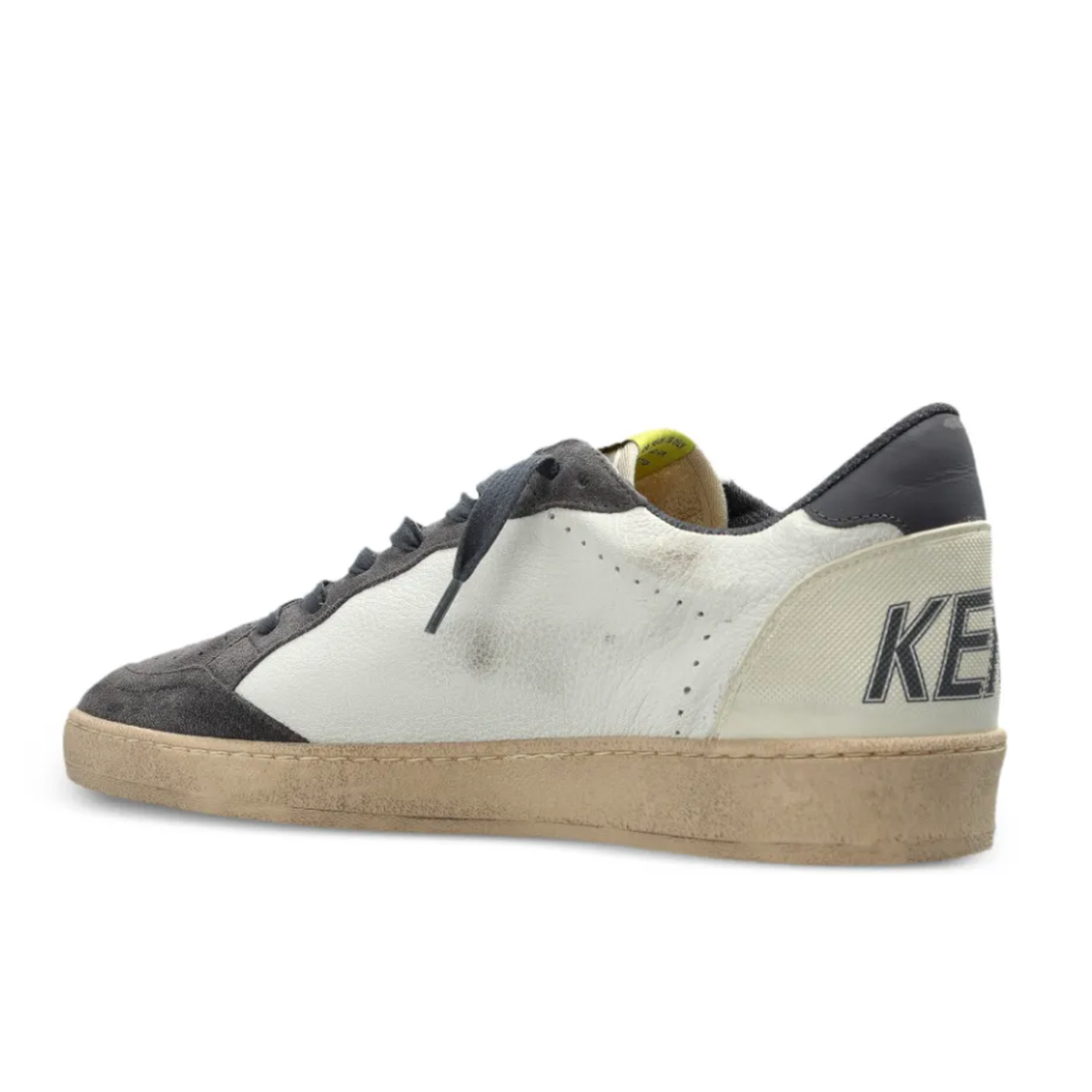 Golden Goose White/Beige/Blue Ballstar Sneakers