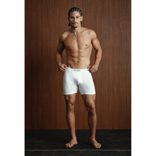 Mr.something Brief Boxers Pack in White