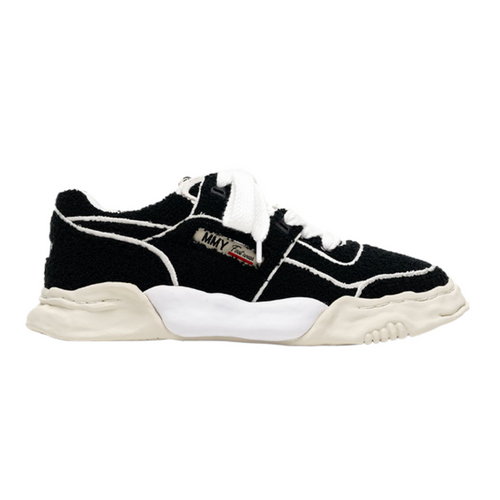 Maison Mihara Yasuhiro Parker Chenille Sneakers in Black