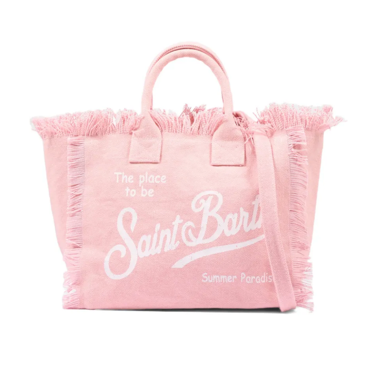 MC2 Saint Barth Colette fringed graphic beach bag
