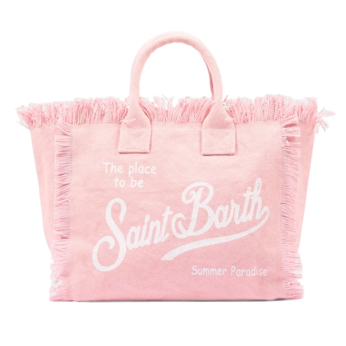 MC2 Saint Barth Colette fringed graphic beach bag