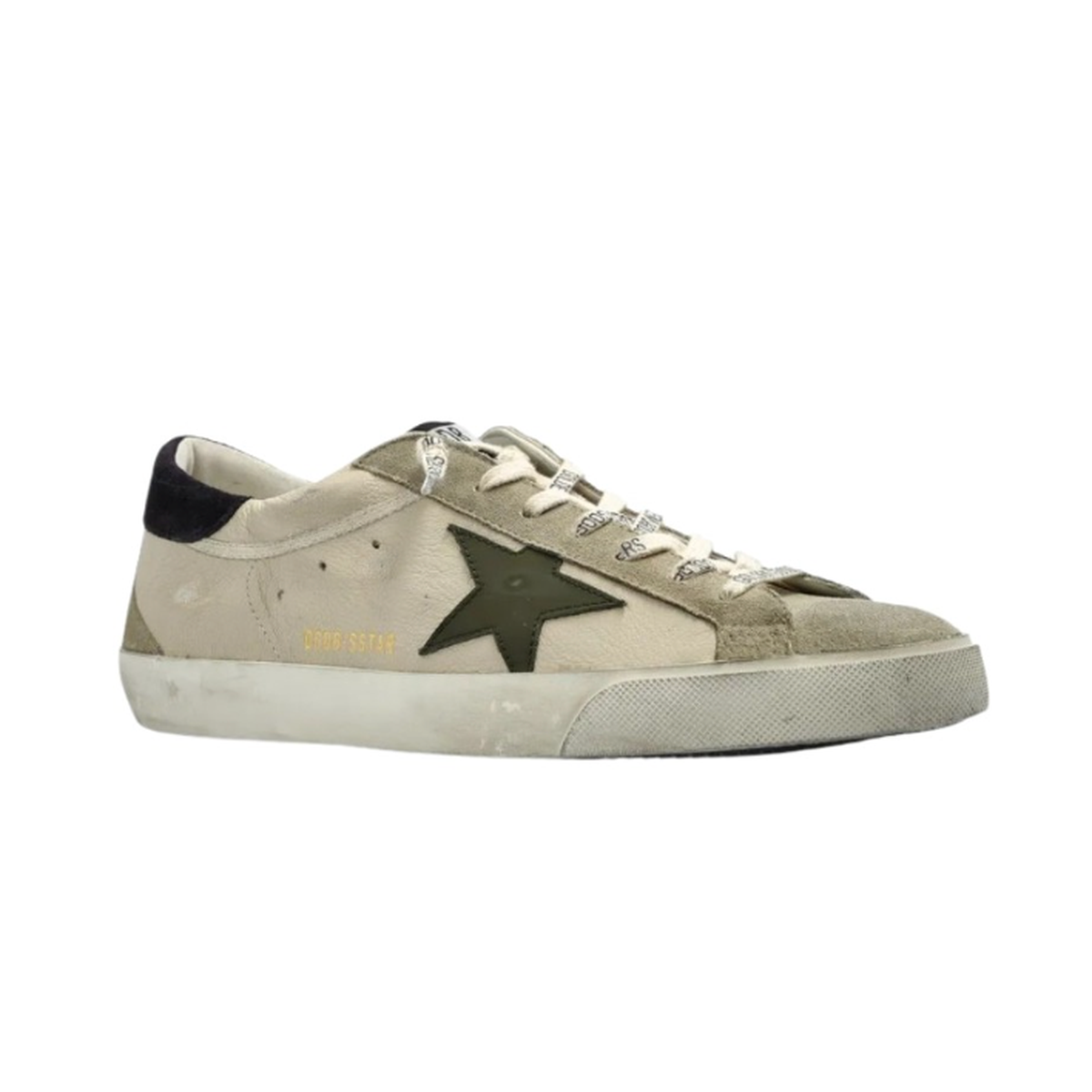 Golden Goose Super Star Nappa Upper Suede Toe Heel And Spur Leather Star