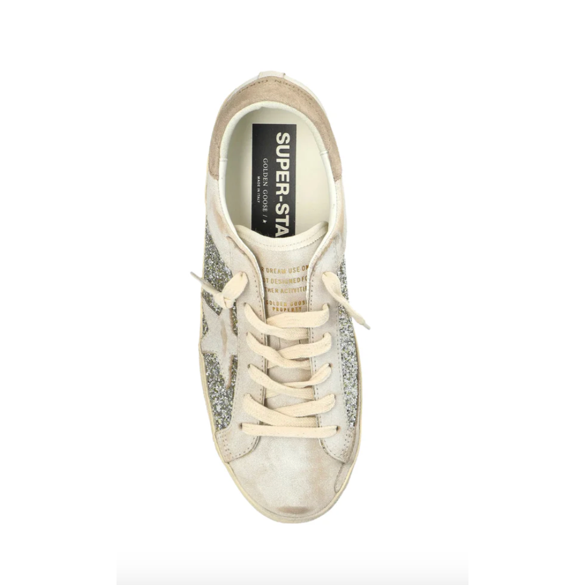 Golden Goose Super Star Sneakers With Glitter Details