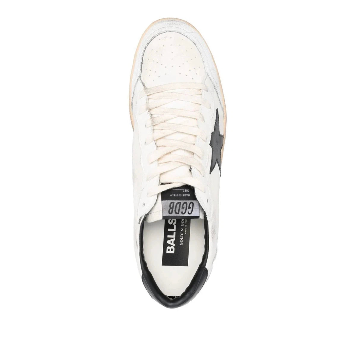 Golden Goose White/Black Ballstar Women Sneakers