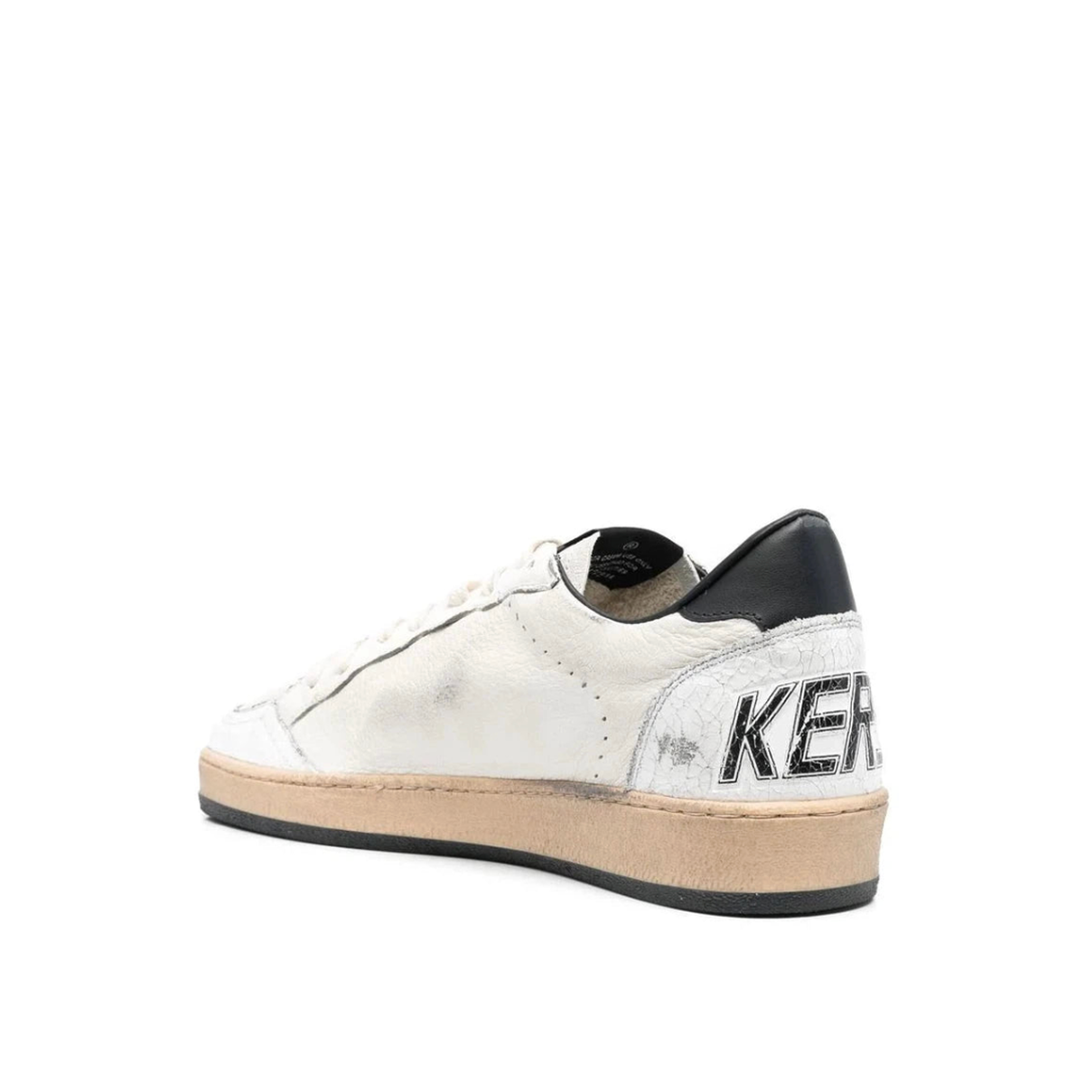Golden Goose White/Black Ballstar Women Sneakers