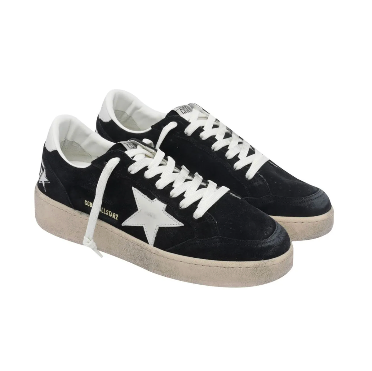 Golden Goose Ballstar 2 Suede Upper And Spur Leather Star And Heel