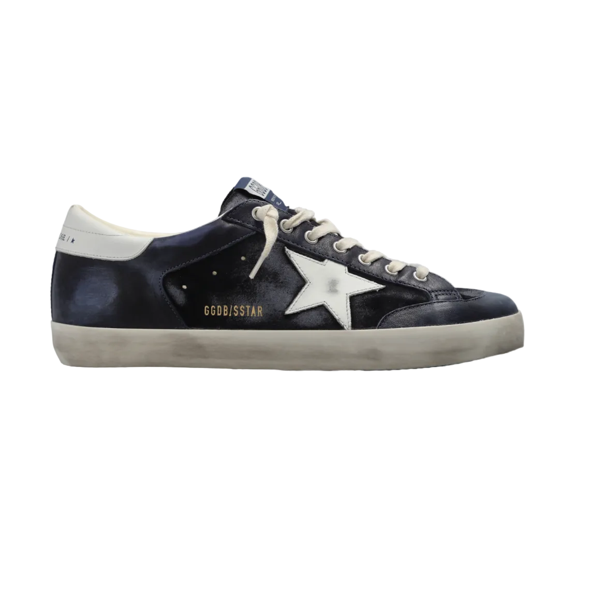 Golden Goose Super Star Suede And Nappa Upper Nappa Penstar Leather Star And Heel