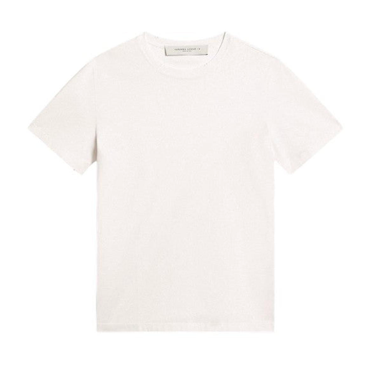 Golden Goose White Basic Cotton T-shirt