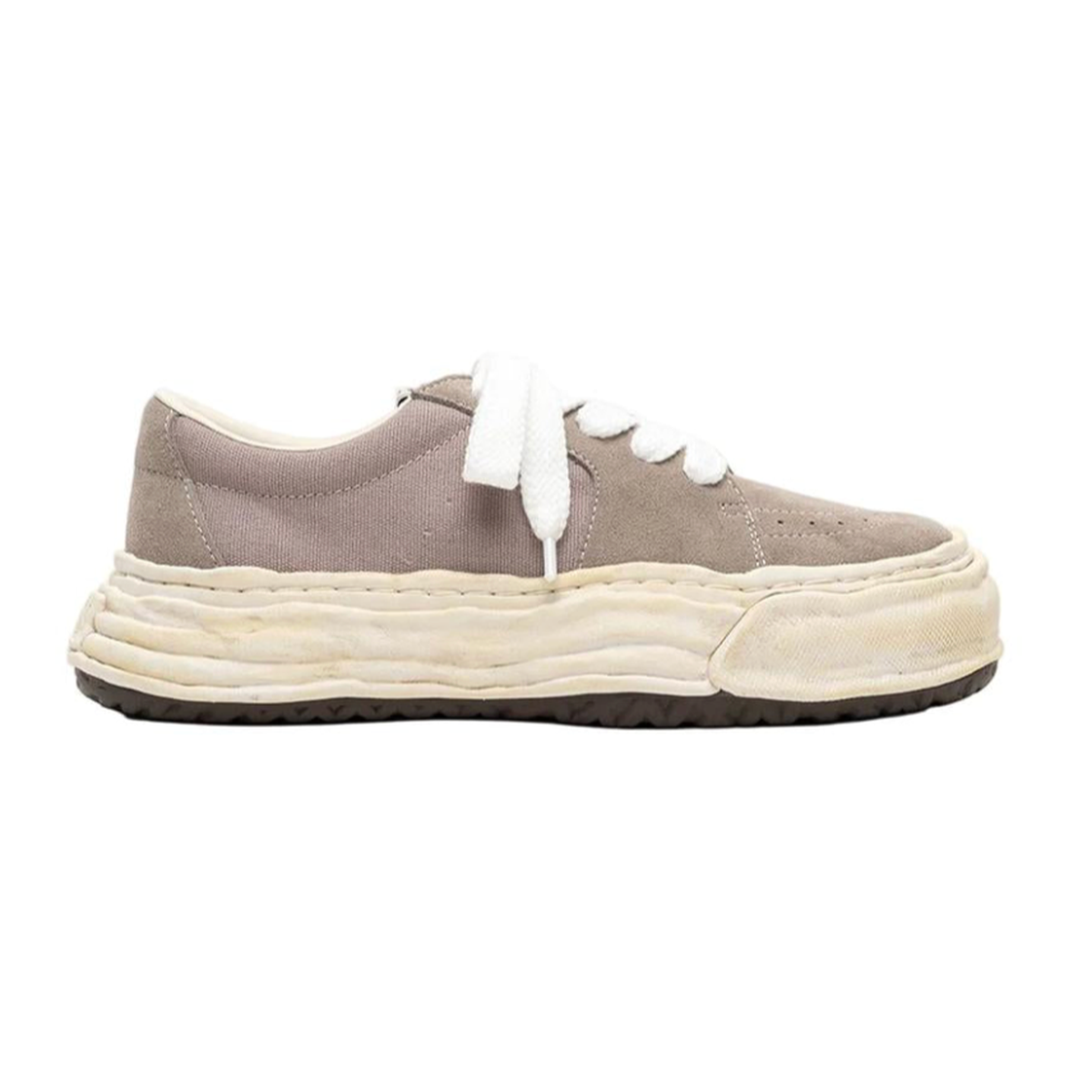 Maison Mihara Yasuhiro "ERIC" OG Sole Overdyed Mix Material Grey Low-top Sneakers
