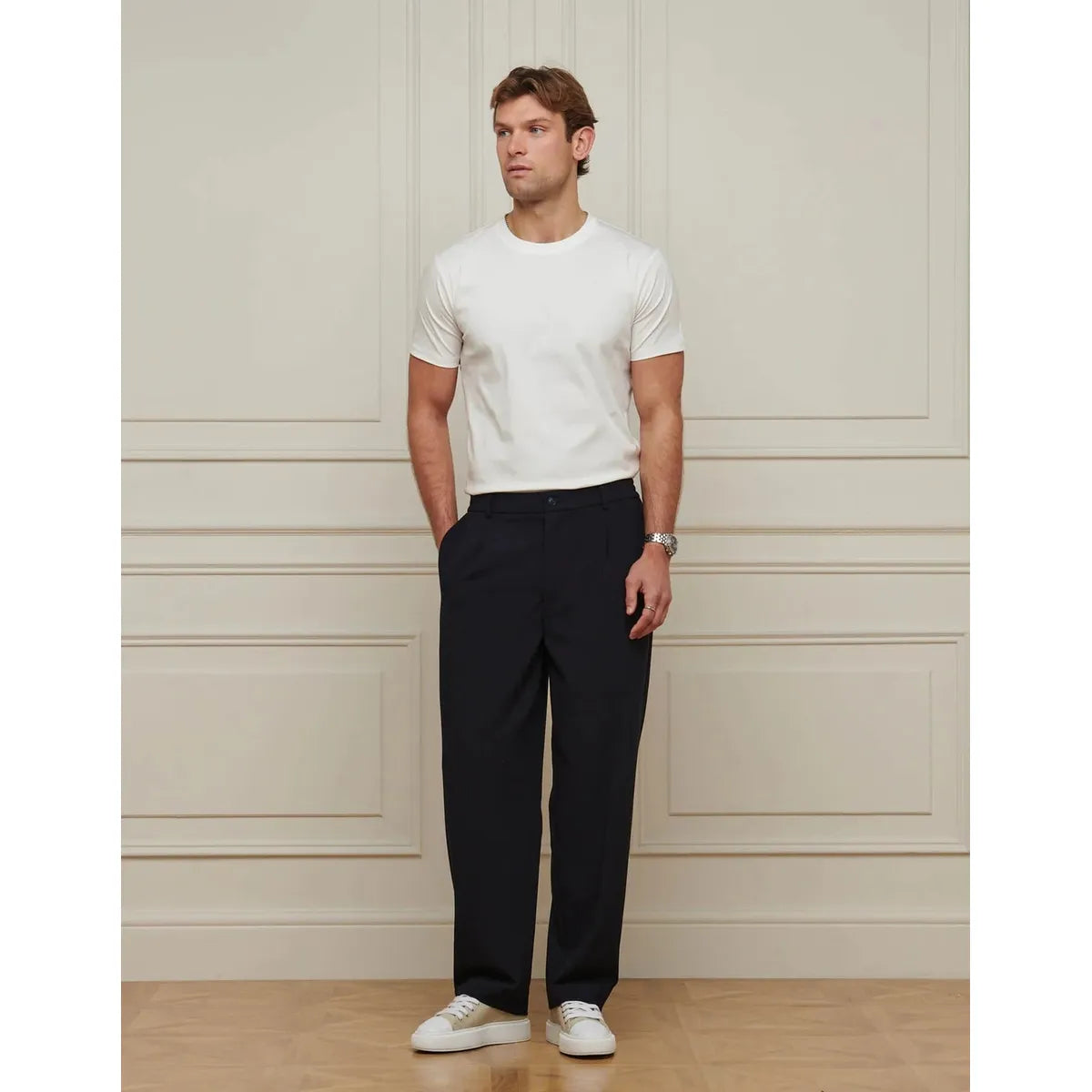 Belier Gaston Relaxed Fit Trouser - Black