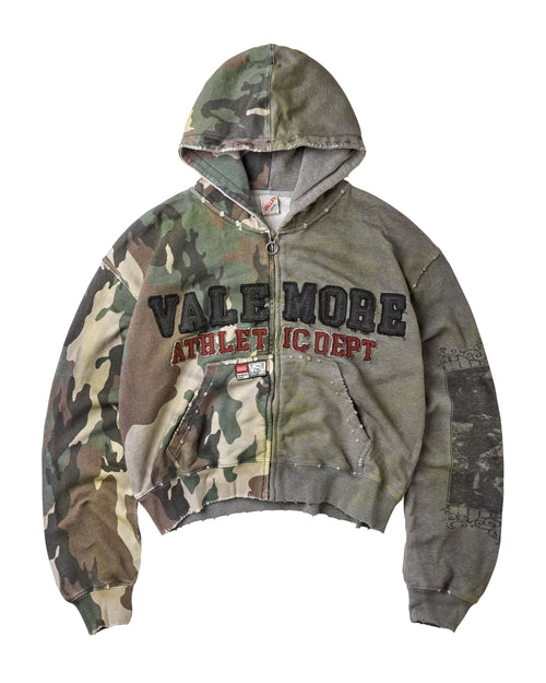 Vale Forever Zombie Hoodie in Camo Heather Grey