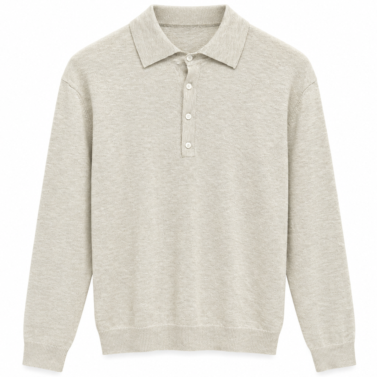 NOBL Cassian Long Sleeve Knit Oatmeal