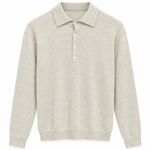 NOBL Cassian Long Sleeve Knit in Oatmeal