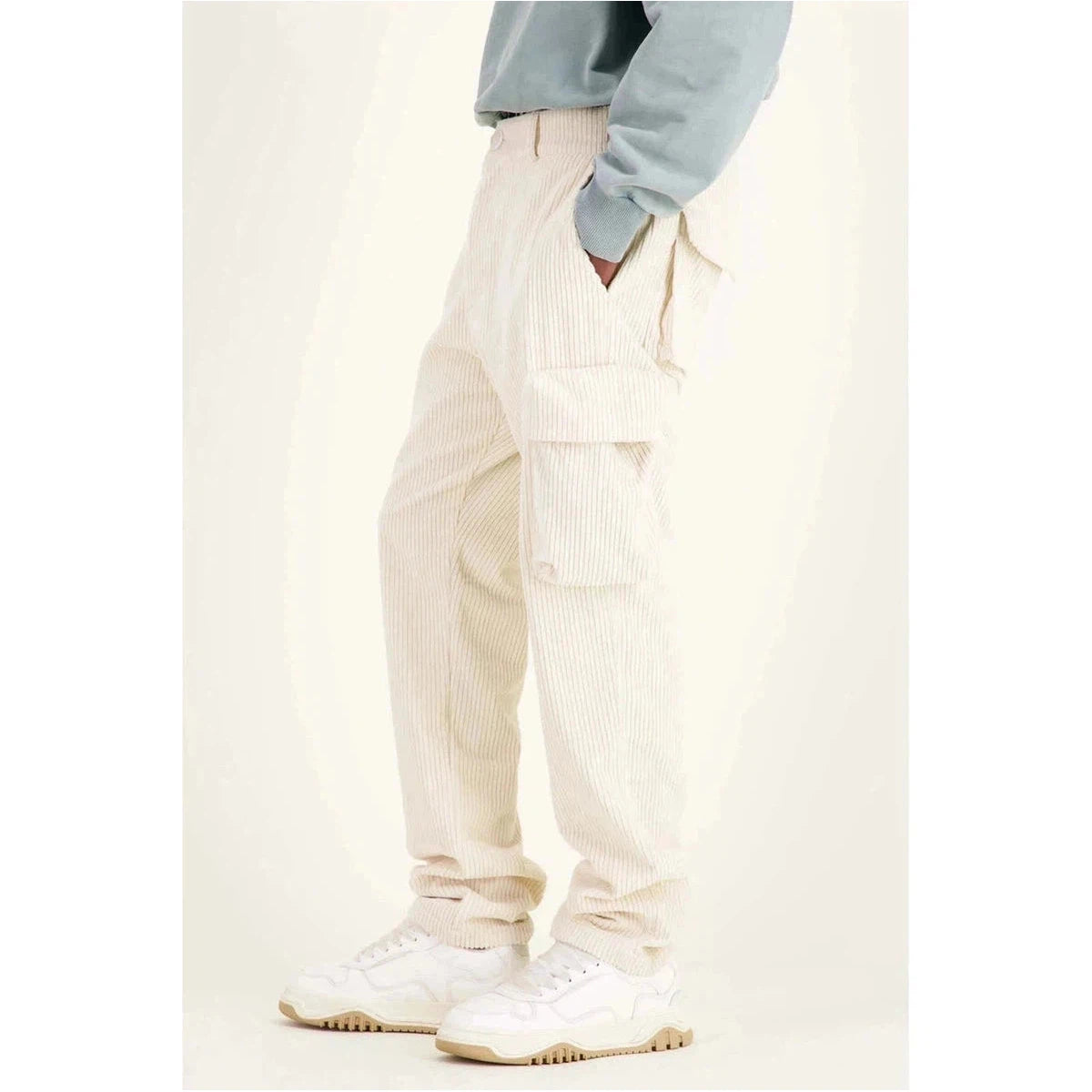 Mouty Ecru Corduroy Malca Pants