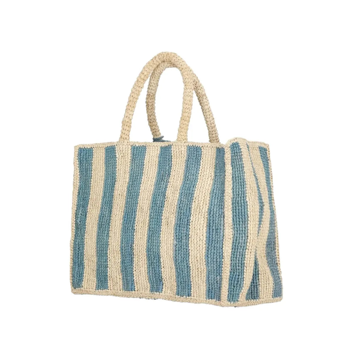 MC2 Saint Barth Colette striped embroidered tote bag