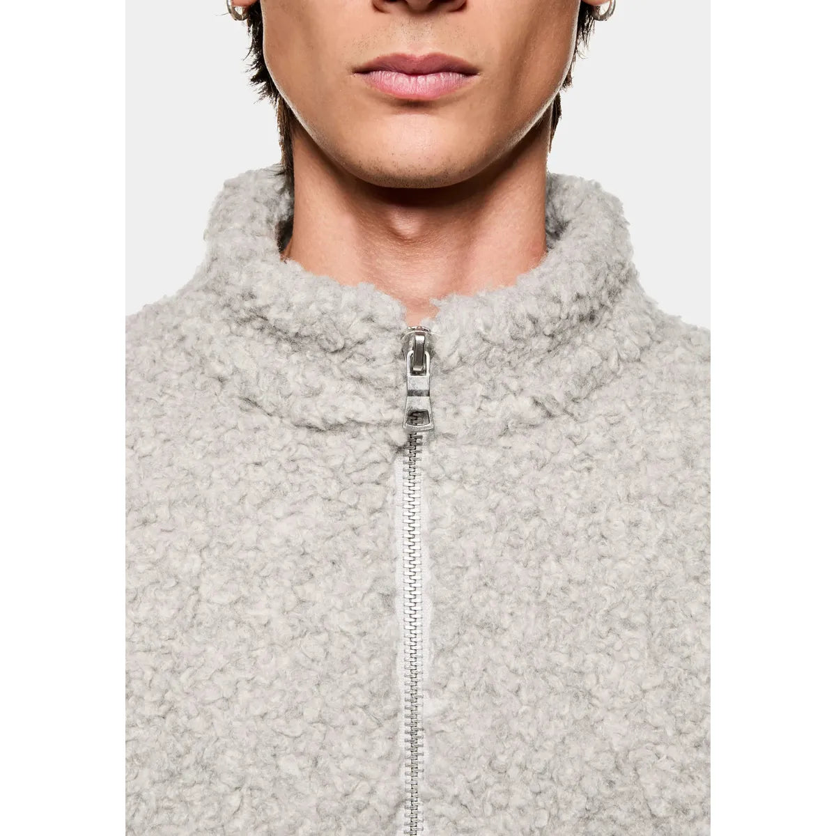 MKI WOOL FLEECE TRACK OATMEAL JACKET