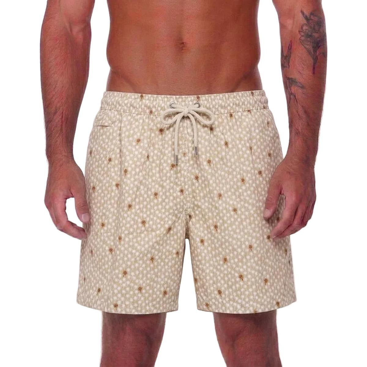 MC2 Saint Barth Lighting Micro Swim Shorts in Beige Forêt
