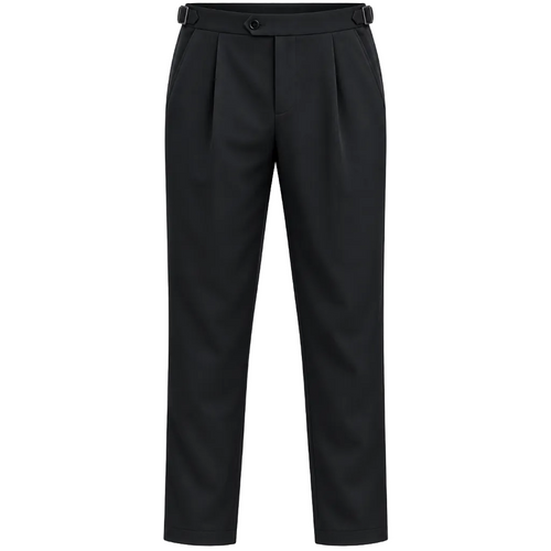 NOBL Axton Tailored Trousers in Black