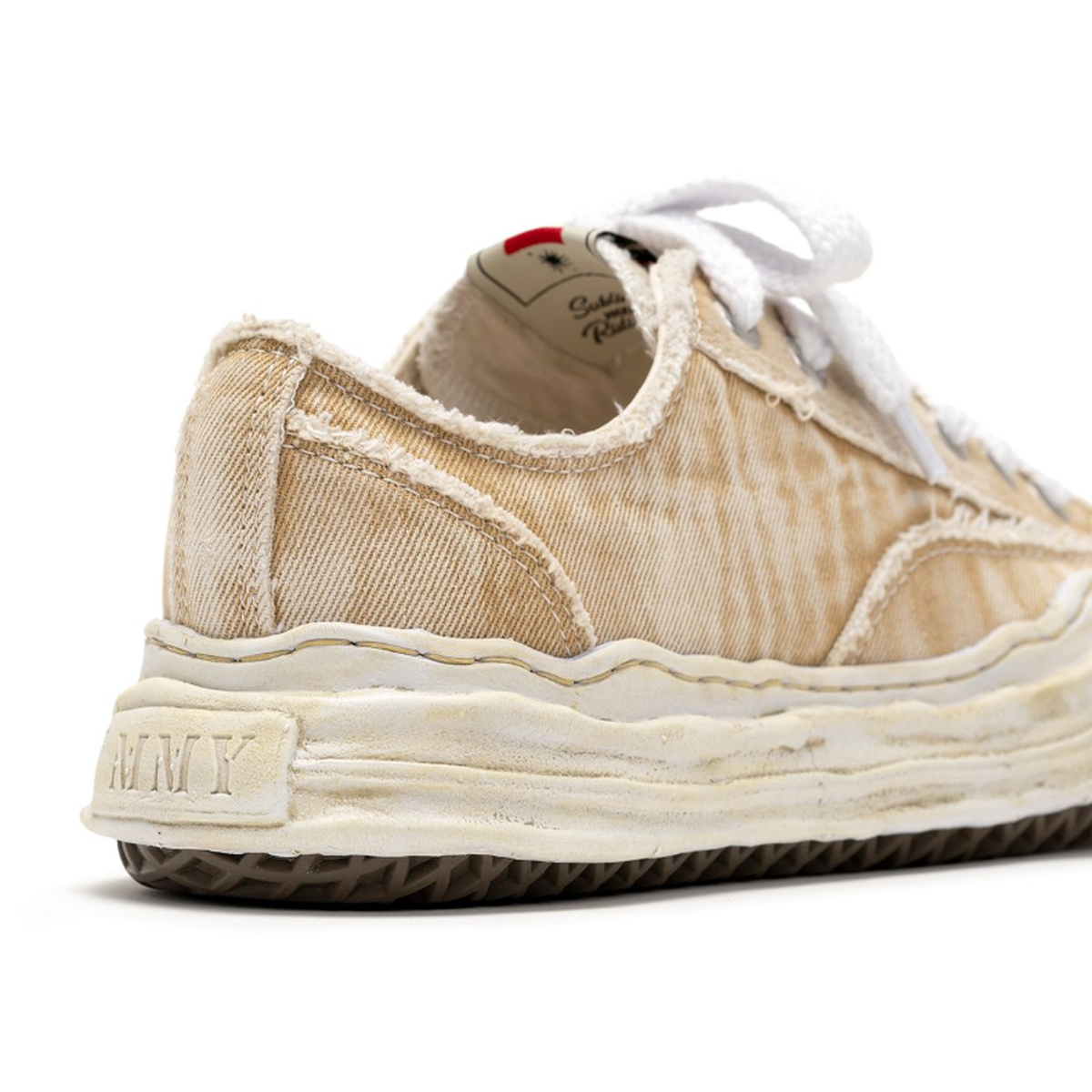 Maison Mihara Yasuhiro "HANK" Beige Sneakers