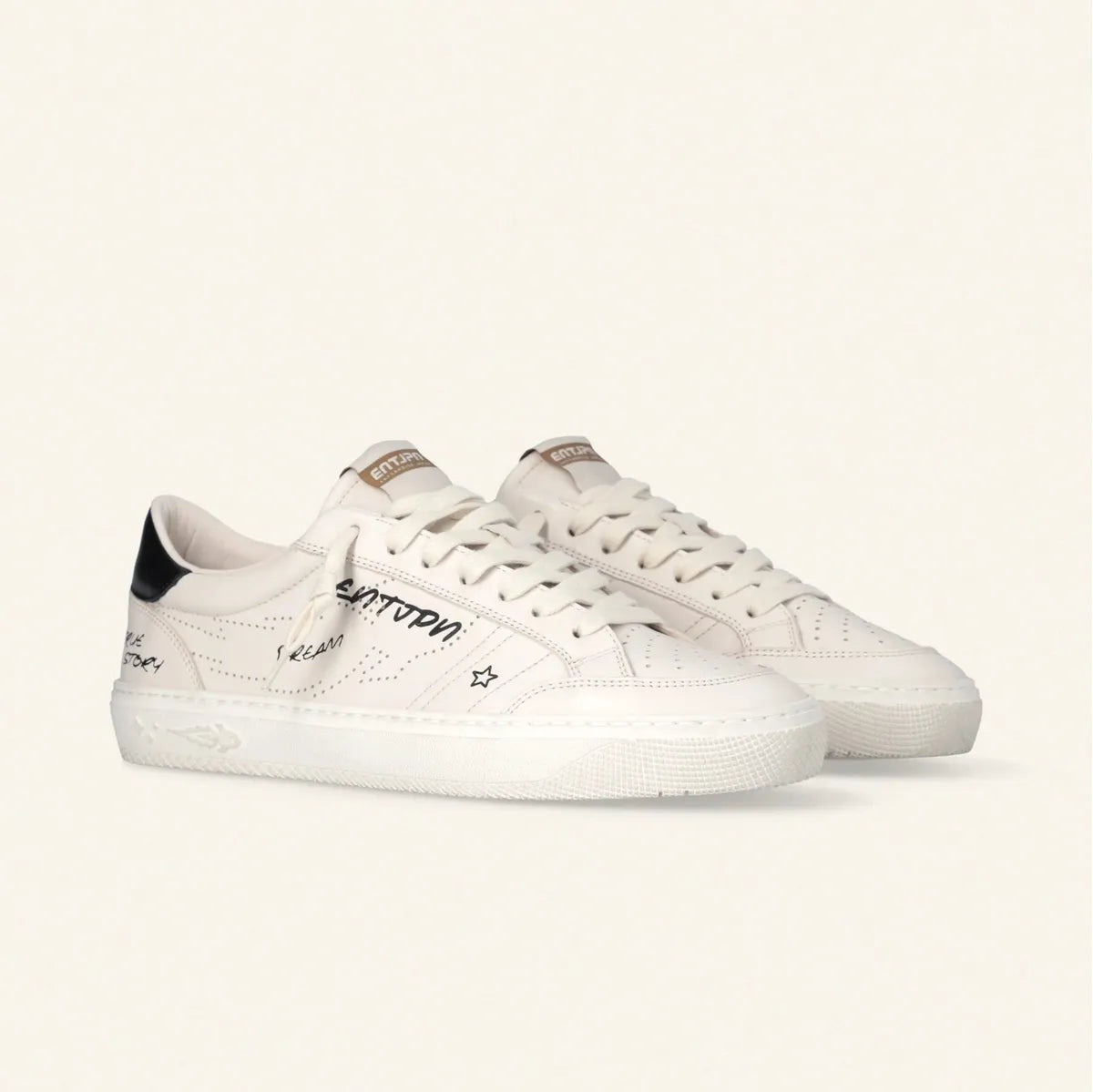 Enterprise Japan Jupiter White Black Sneakers