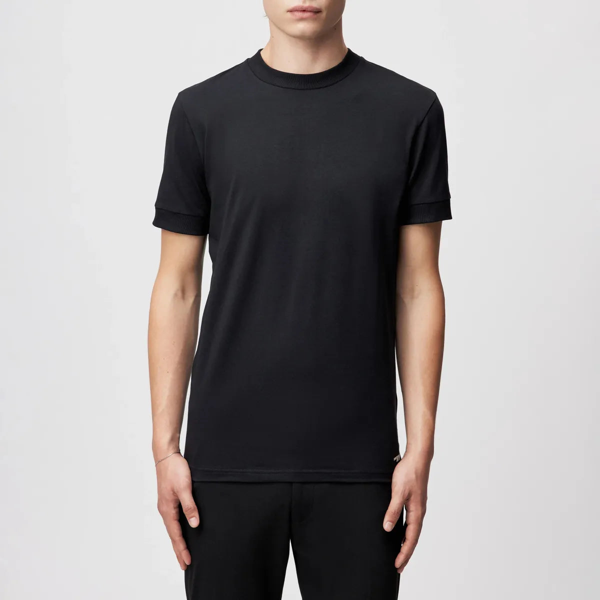 Drykorn Anton Black Fitted T shirt