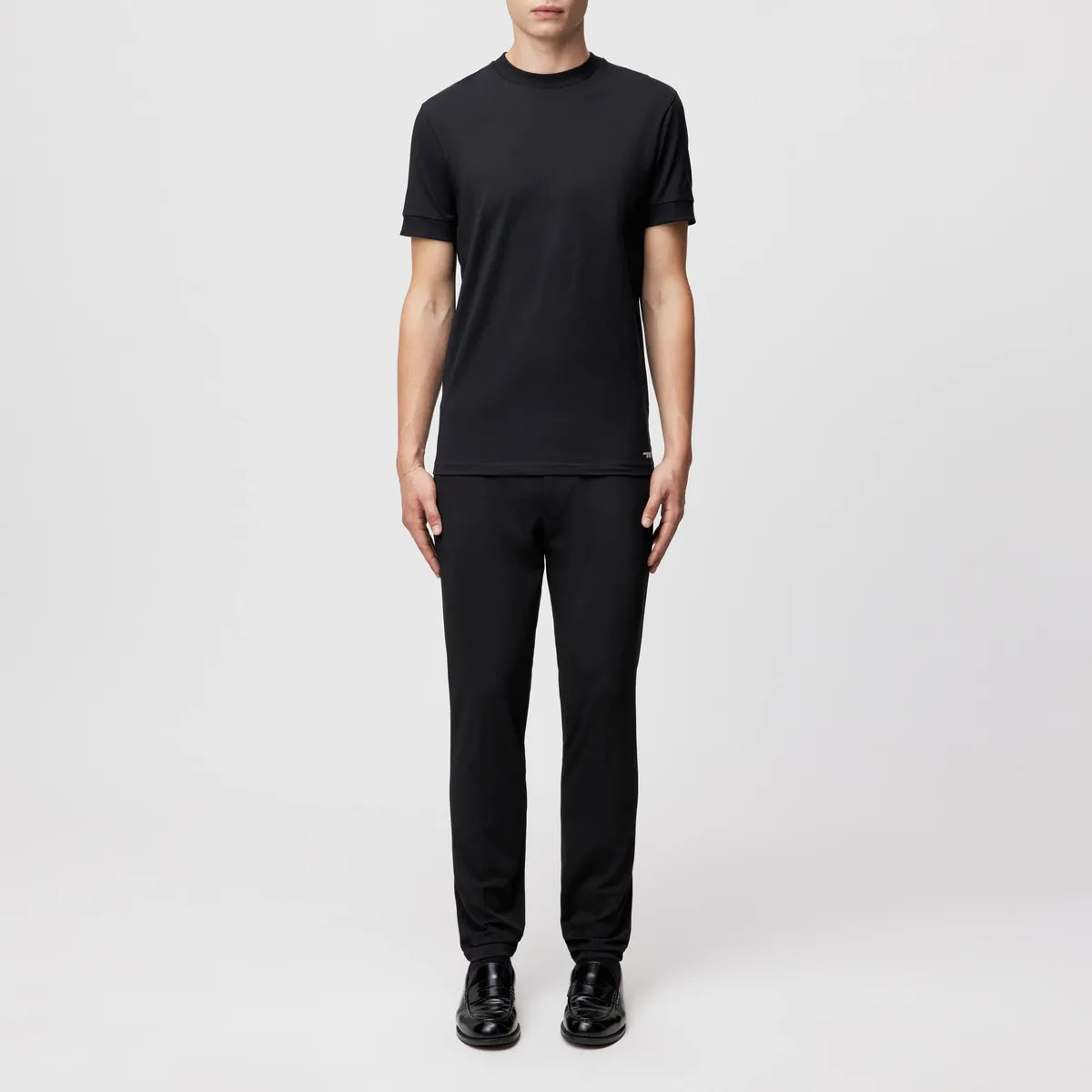 Drykorn Anton Black Fitted T shirt