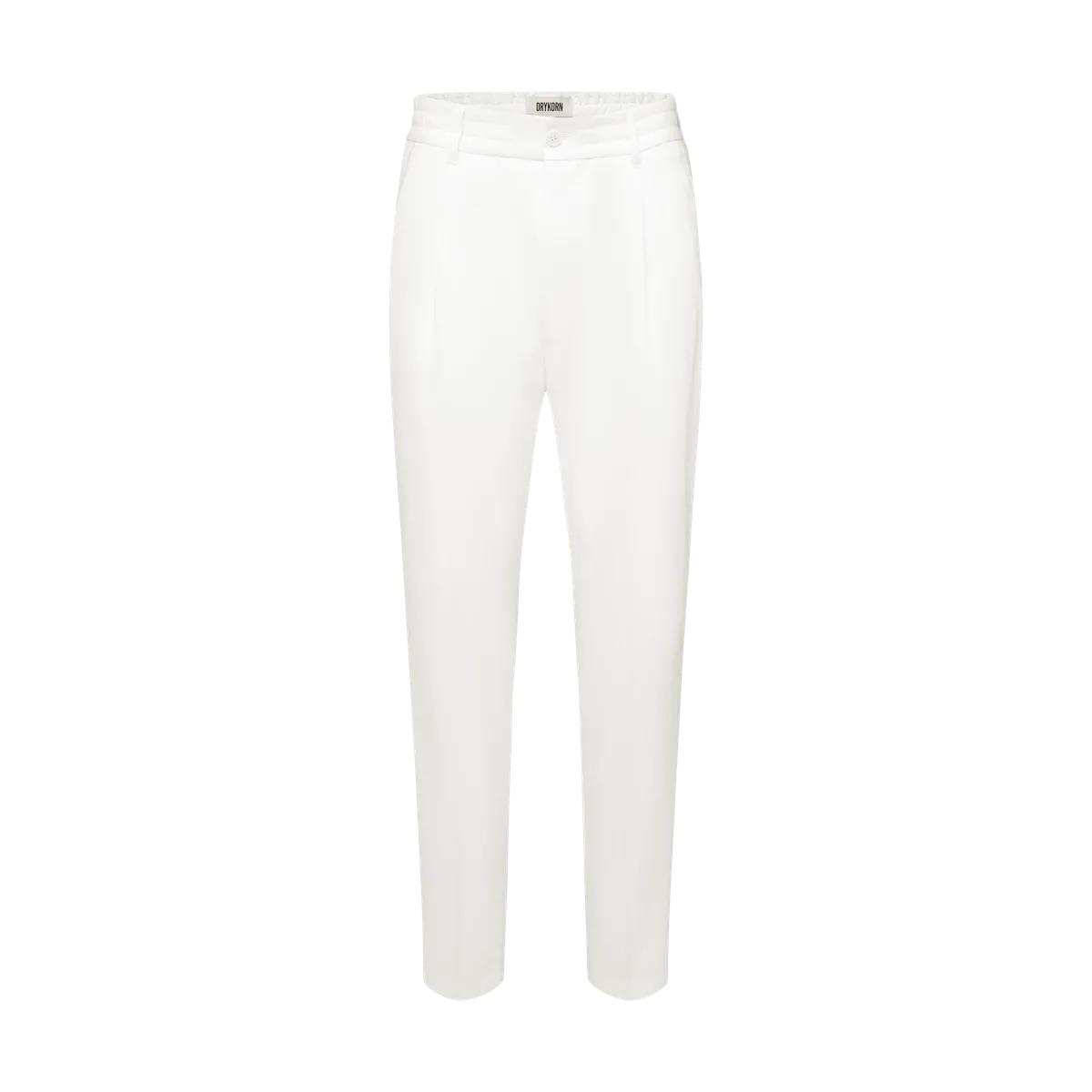 Drykorn Chasy Ecru Linen Mix Trousers