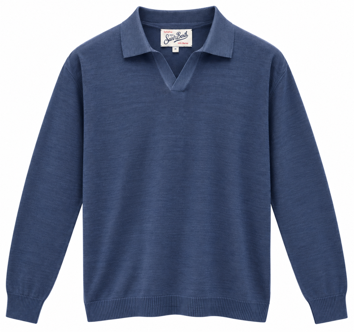 MC2 Saint Barth Covent Merino Sweater in Night Blue