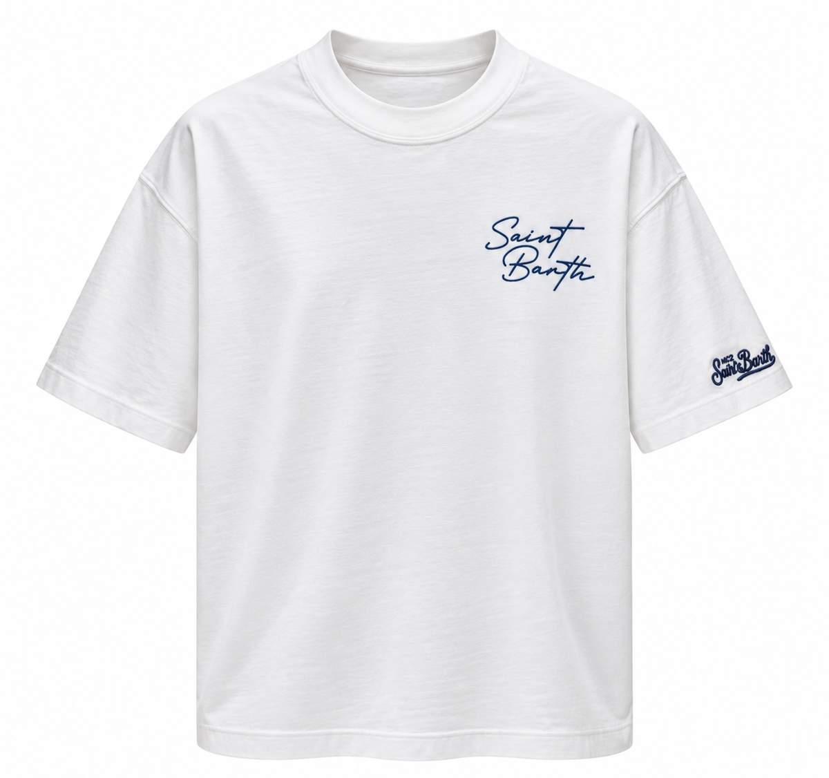 MC2 Saint Barth Delmar Embroidered T-Shirt in Gentleman Dogs