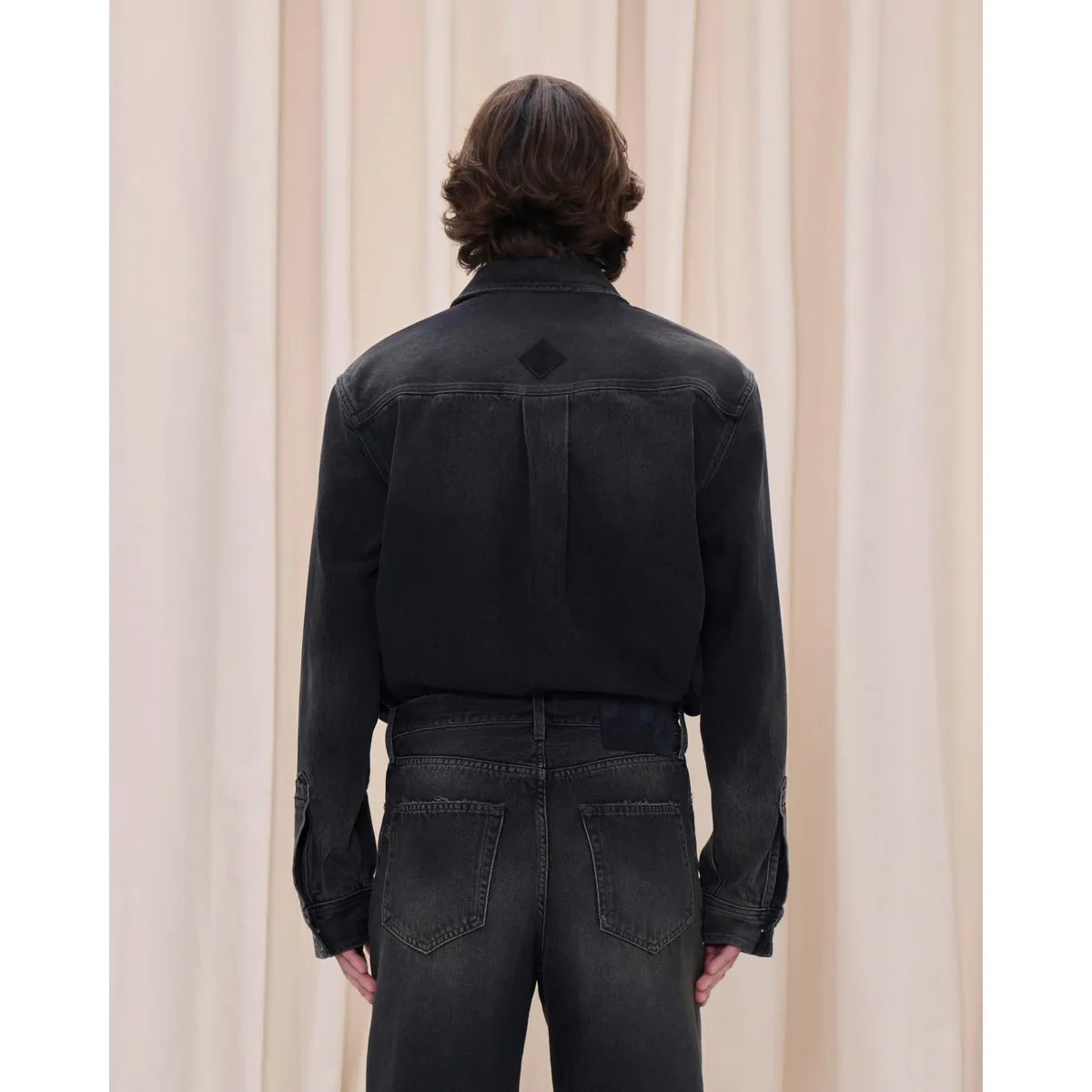 Haikure Deep Black Tokyo Slim Trousers