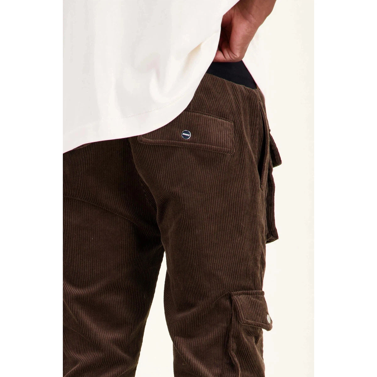 Mouty Brown Corduroy Cargo Pants