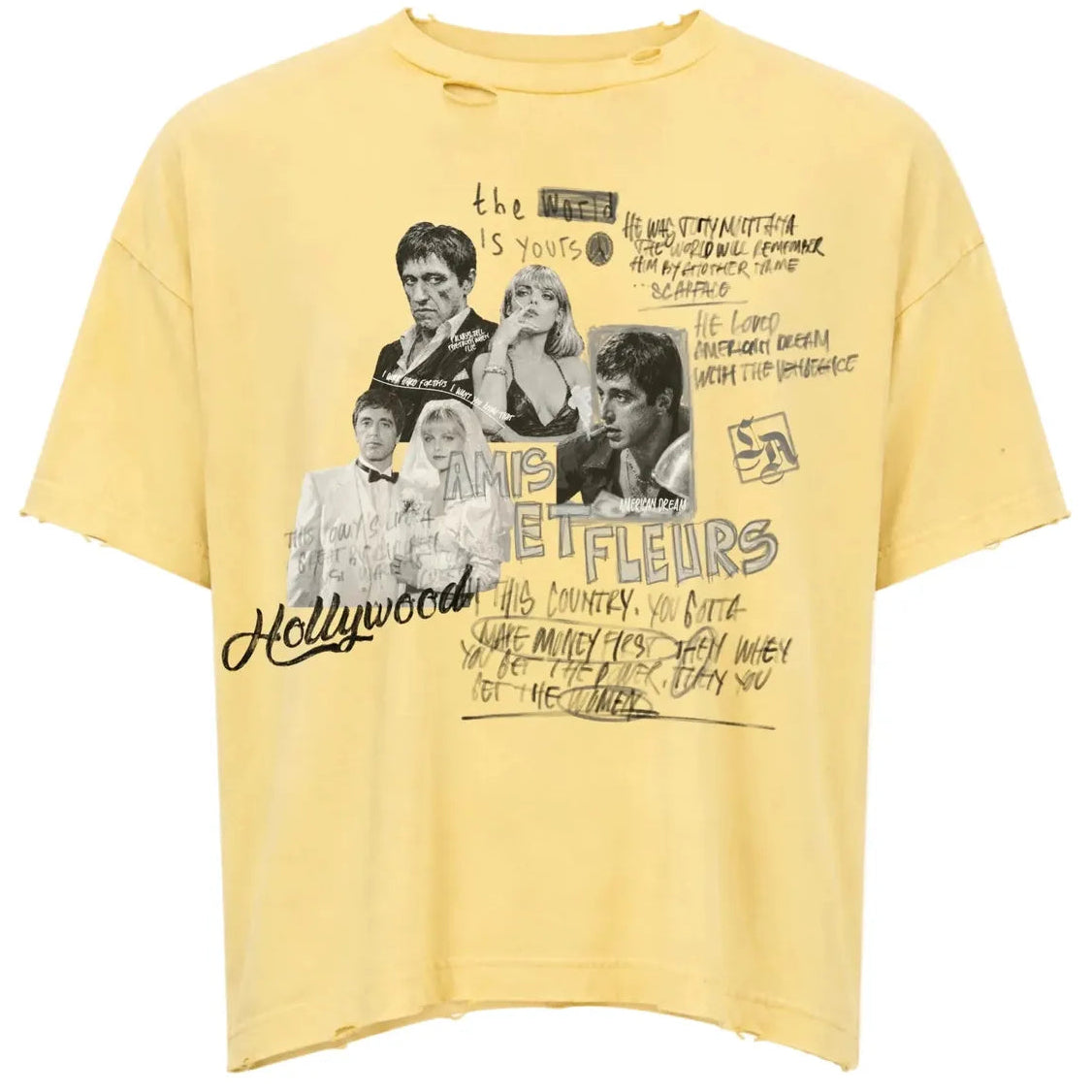 AMÏS ET FLEÚRS “The world is yours ” T-Shirt