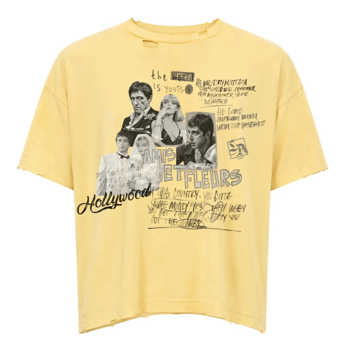 AMÏS ET FLEÚRS “The world is yours ” T-Shirt