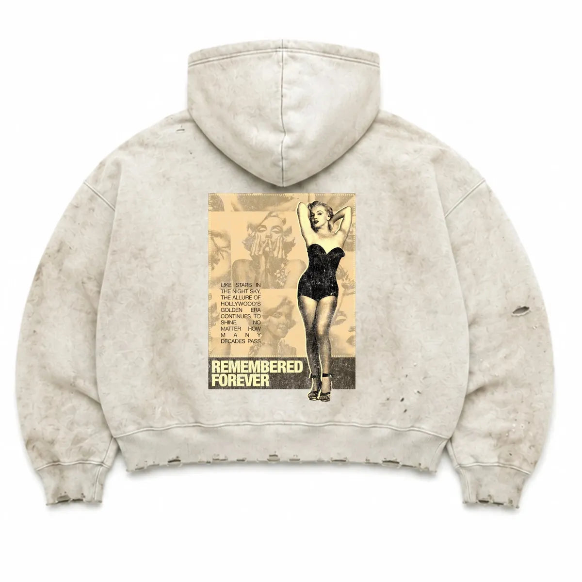 AMÏS ET FLEÚRS “Cinema Saints” Zip Hoodie