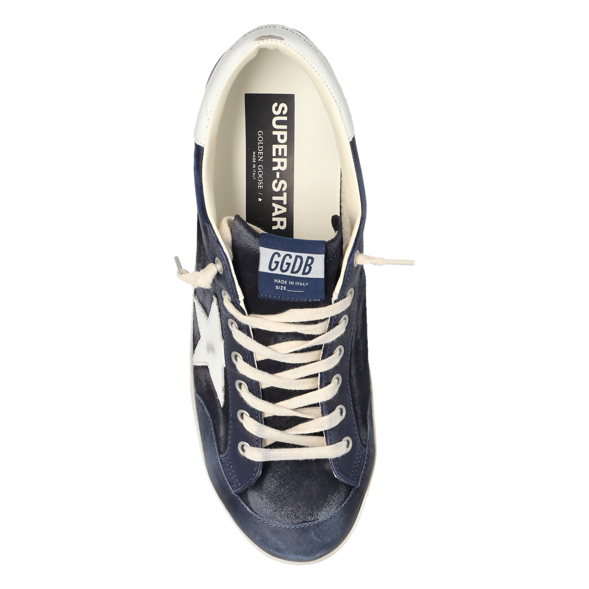 Golden Goose Super Star Suede And Nappa Upper Nappa Penstar Leather Star And Heel