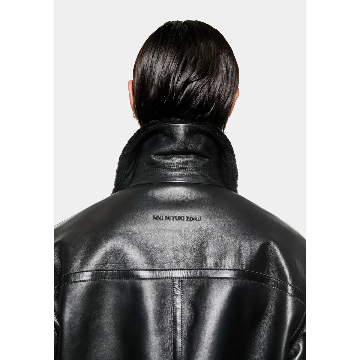 MKI V2 SHEARLING FLIGHT BLACK JACKET