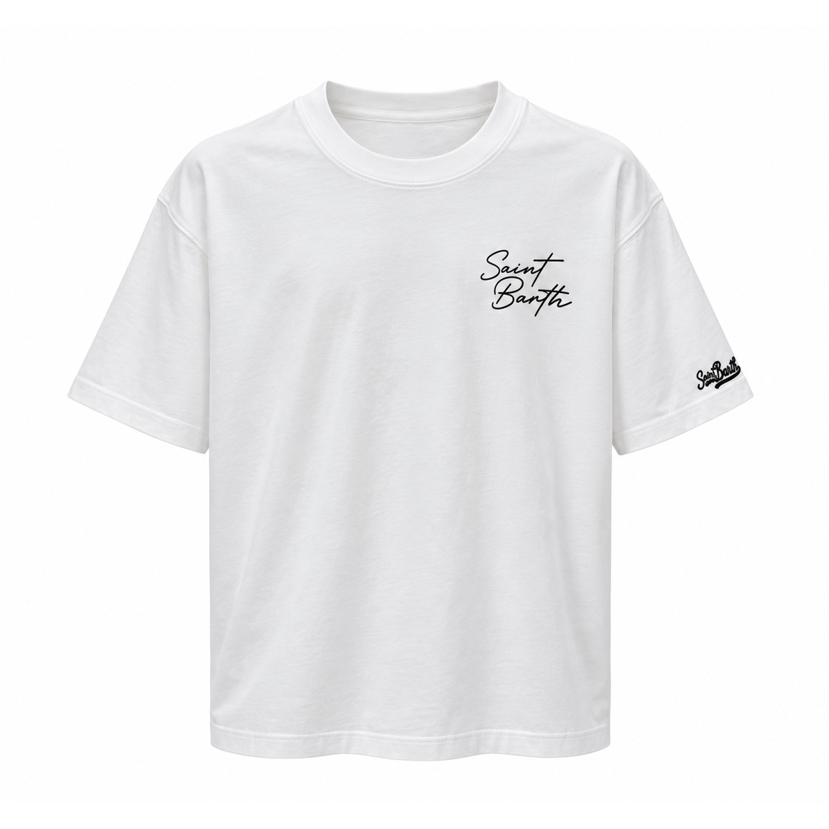 MC2 Saint Barth Delmar Embroidered T-Shirt in Gentleman Horse
