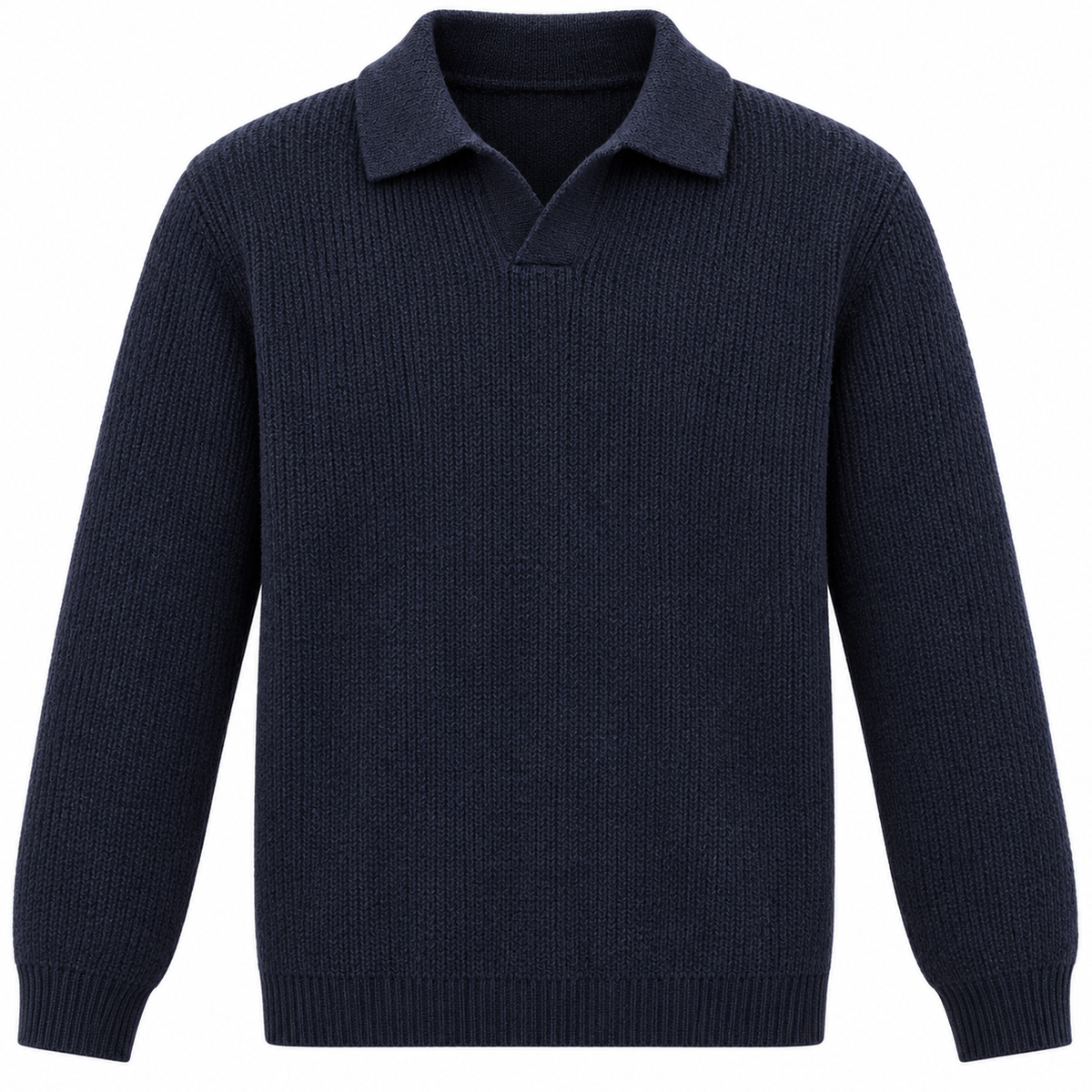 NOBL Otto Knit Polo Navy
