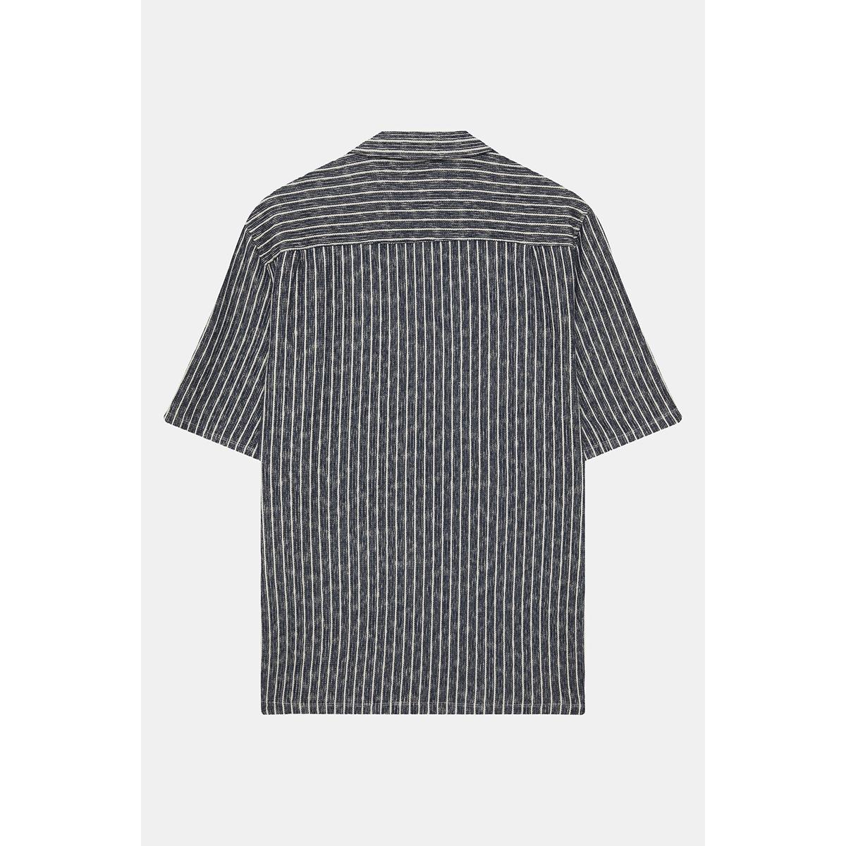 MC2 Saint Barth Kalea Crochet Polo Shirt Blue and White Stripes