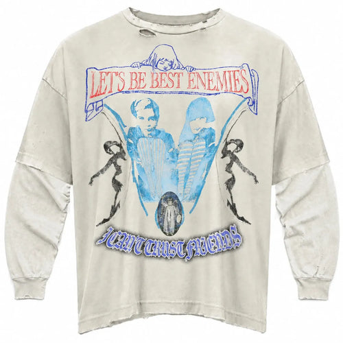 Amis et Fleurs Best Enemies Long Sleeve T-Shirt