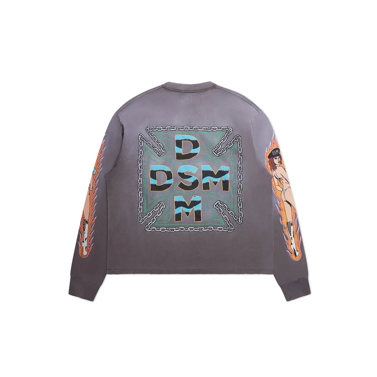 Diet Starts Monday Thunder Long Sleeve-Vintage Black