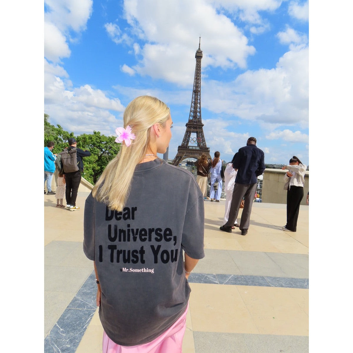 Mouty X Mr.something "Dear Universe I Trust You" T-shirt