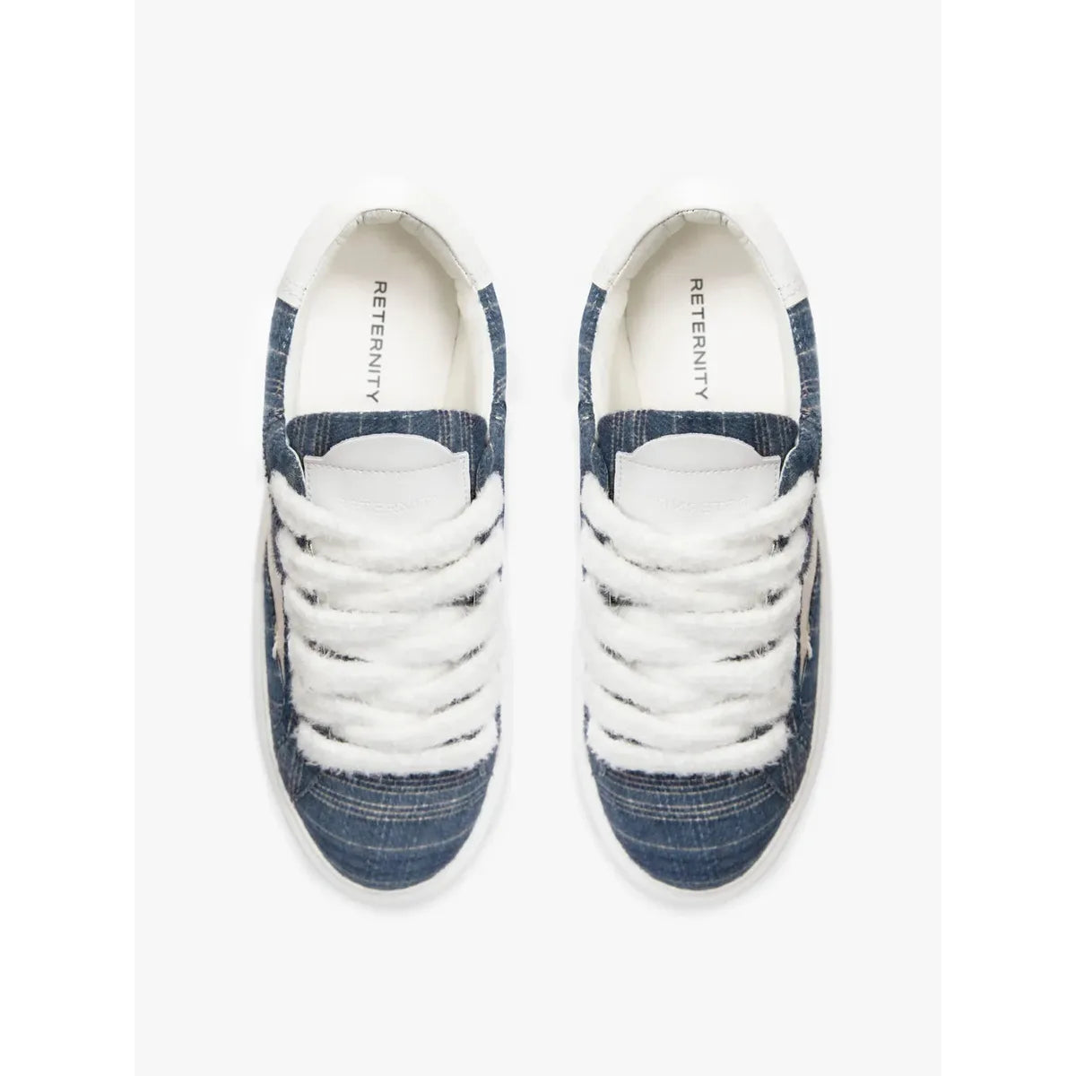 Reternity Blue Flannel Le Promeneur Sneakers
