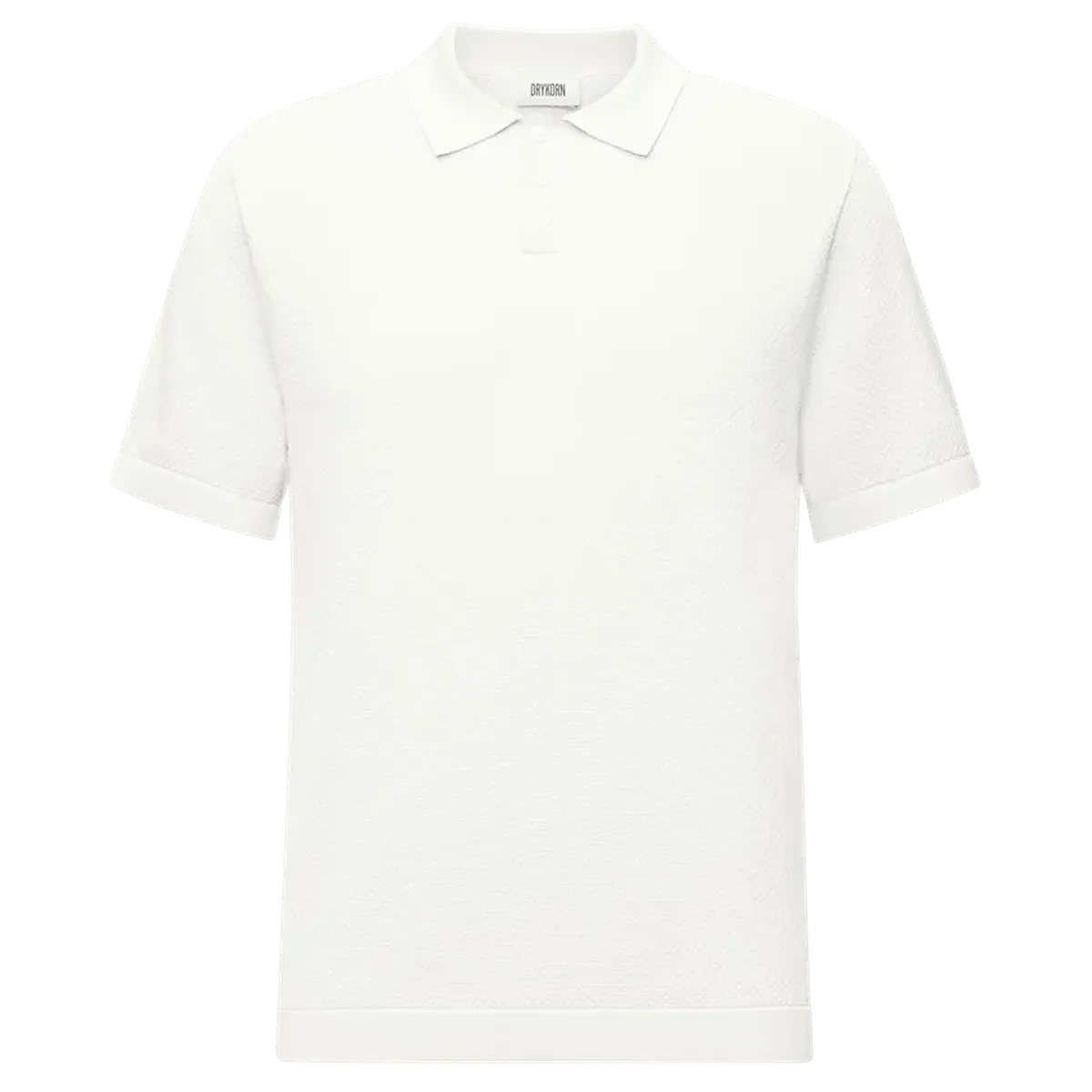 Drykorn Triton Polo Shirt in Ecru